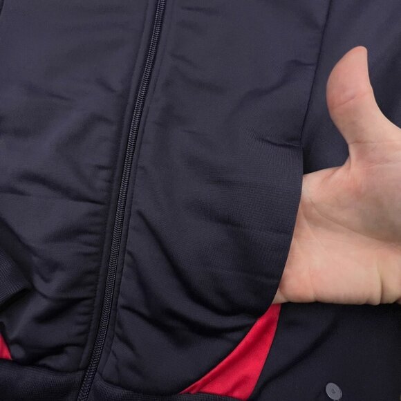 PUMA Track Jacket Women's Medium Full Zip Long Sleeve Red/pink Purple W Logo - Picture 11 of 14